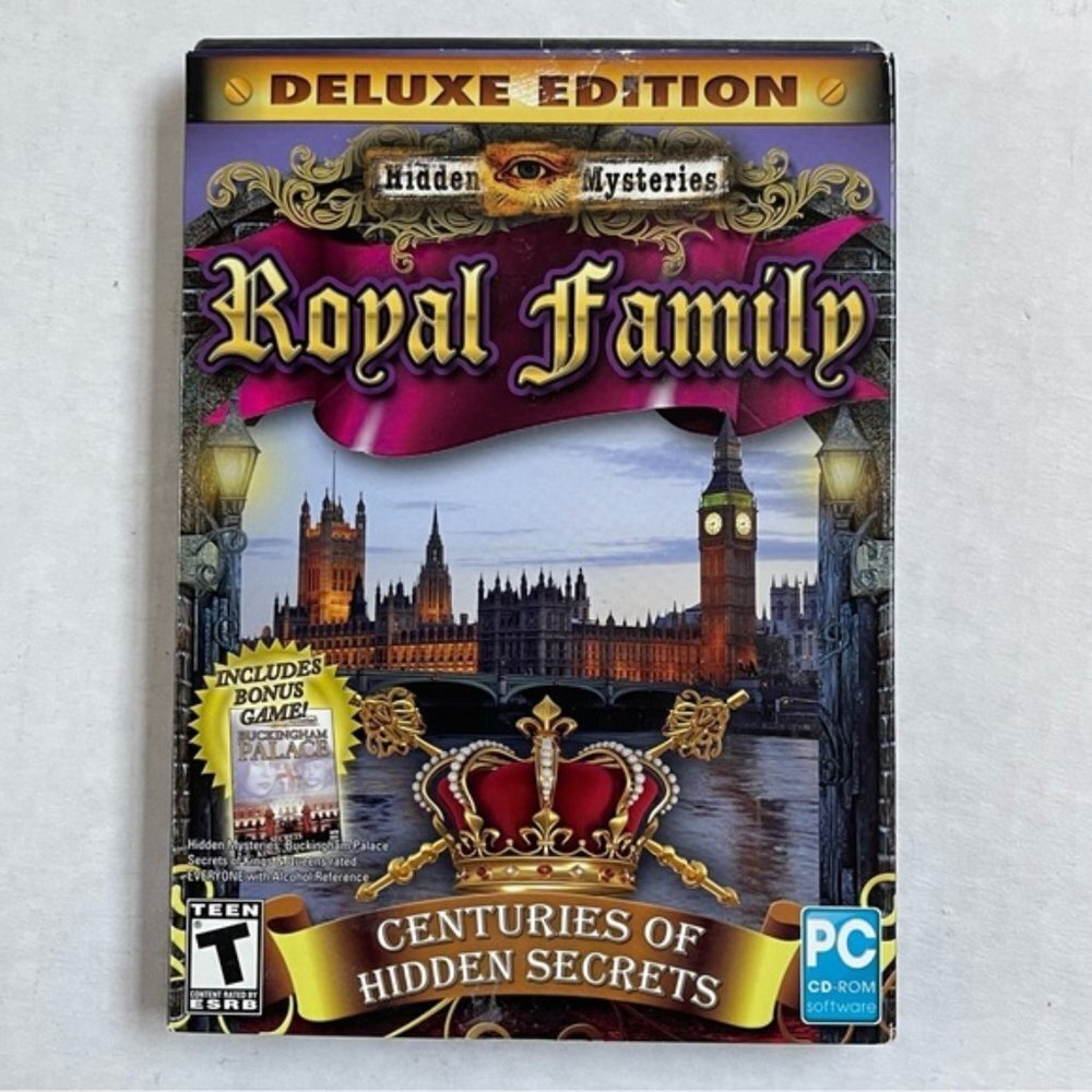 Royal Family Hidden Mysteries Deluxe Games PC Games CD ROM E ESRB Gunnar 2011